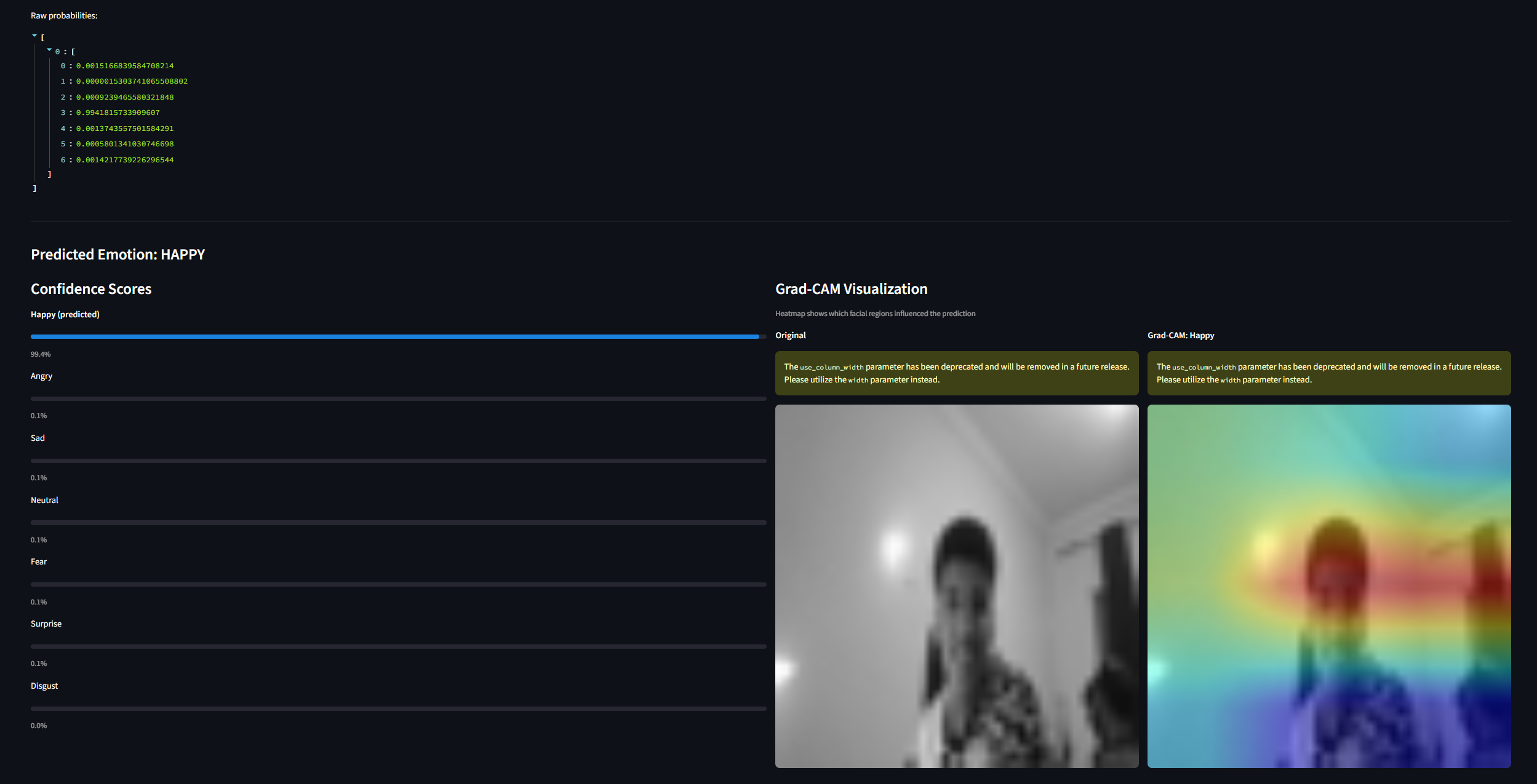 Facial Emotion Detection screenshot